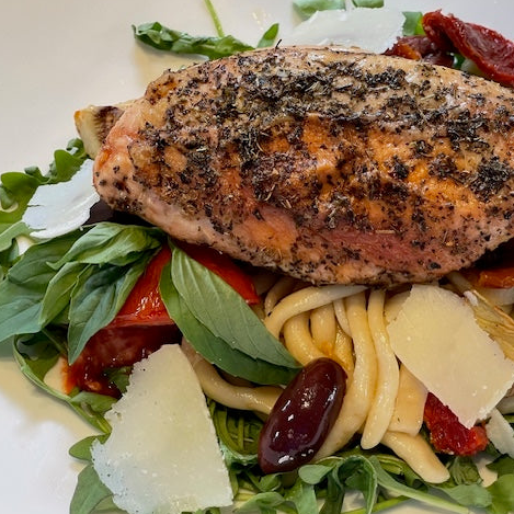 Hand-Rolled Pasta & Tuscan Grilled Chicken!