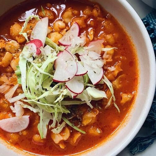 Easy Mexican Chicken Pozole