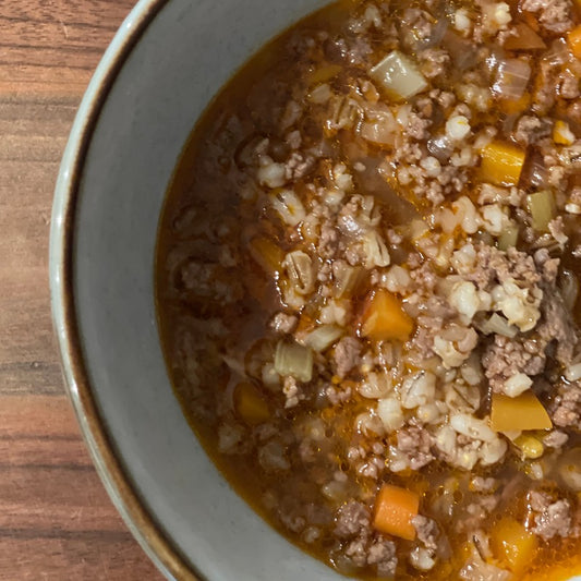 Family Beef Barley Soup