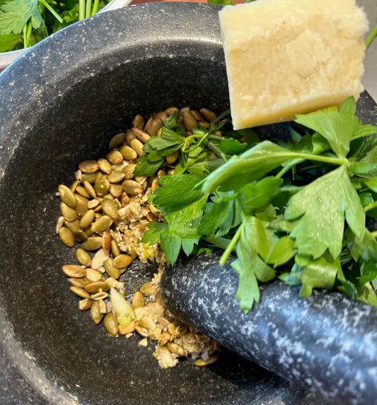 Parsley-Pumpkin Seed Pesto