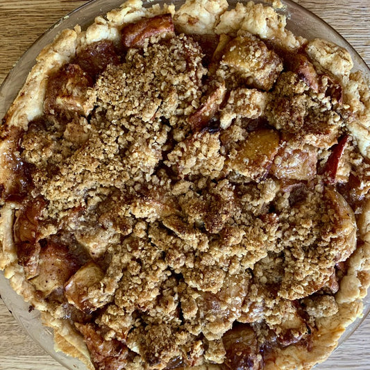 Easy Fruit Crumble Pie