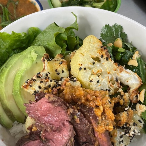 Ginger- Soy Steak & Rice Bowls!