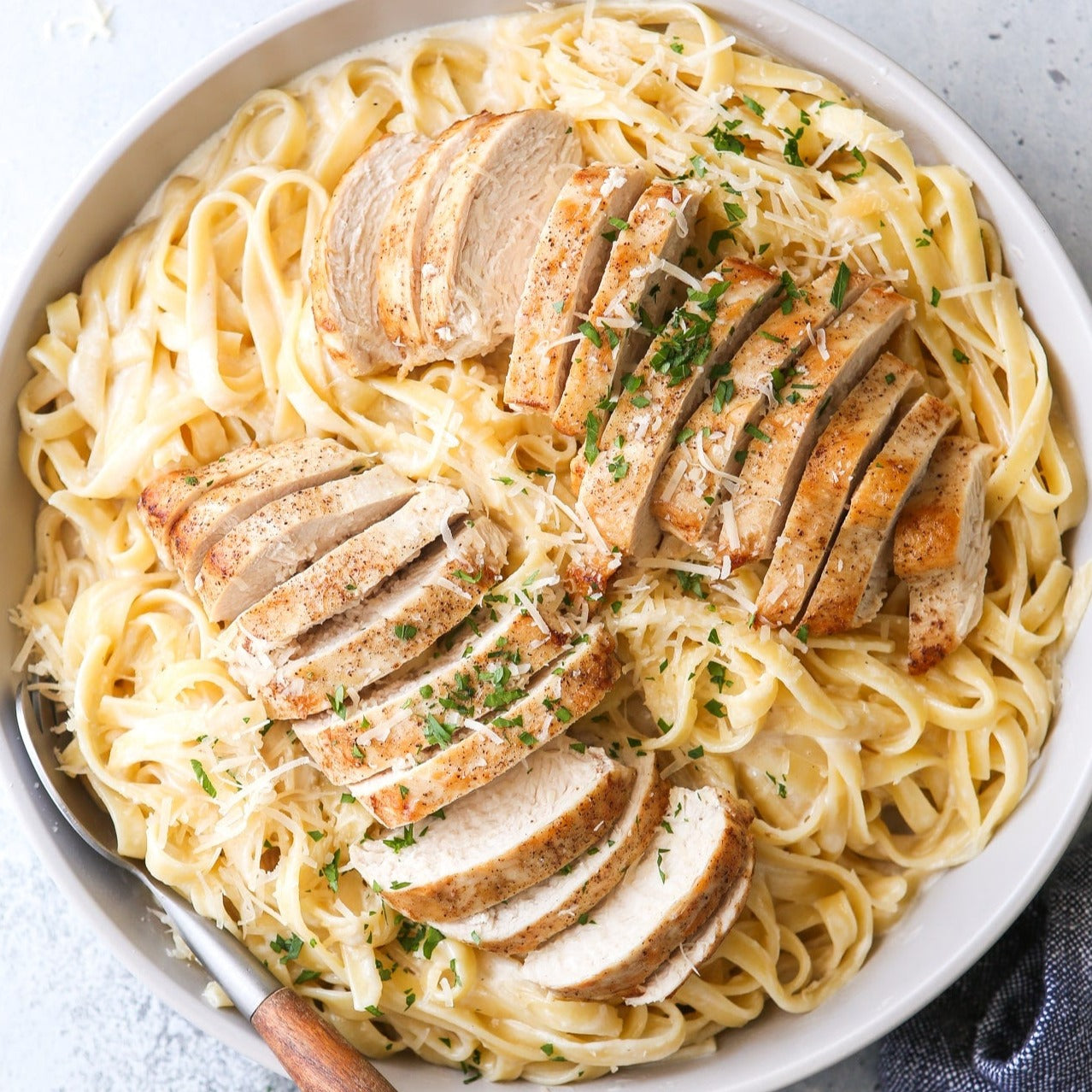 Chicken Fettuccine Alfredo