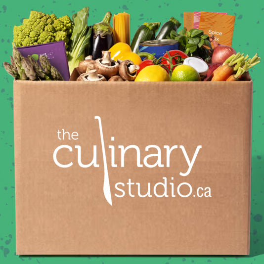 The Culinary Studio box of cooking ingredients