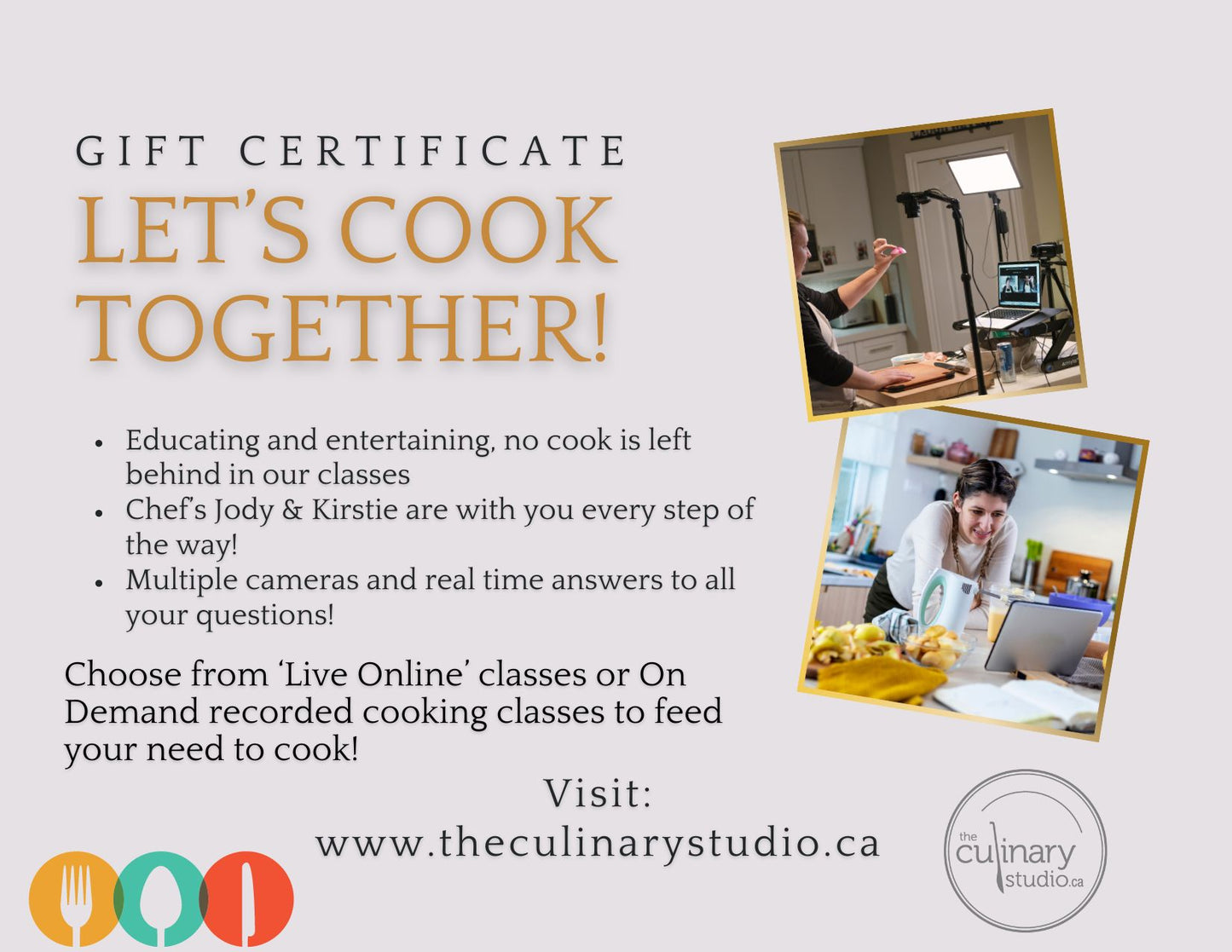 The Culinary Studio Gift Cards