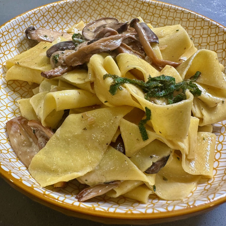 Homemade Pasta Class with Porcini Mushroom Sauce