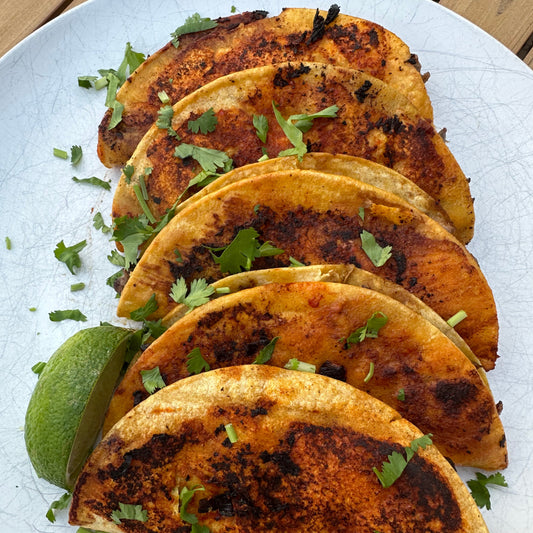 crispy tacos on a plate