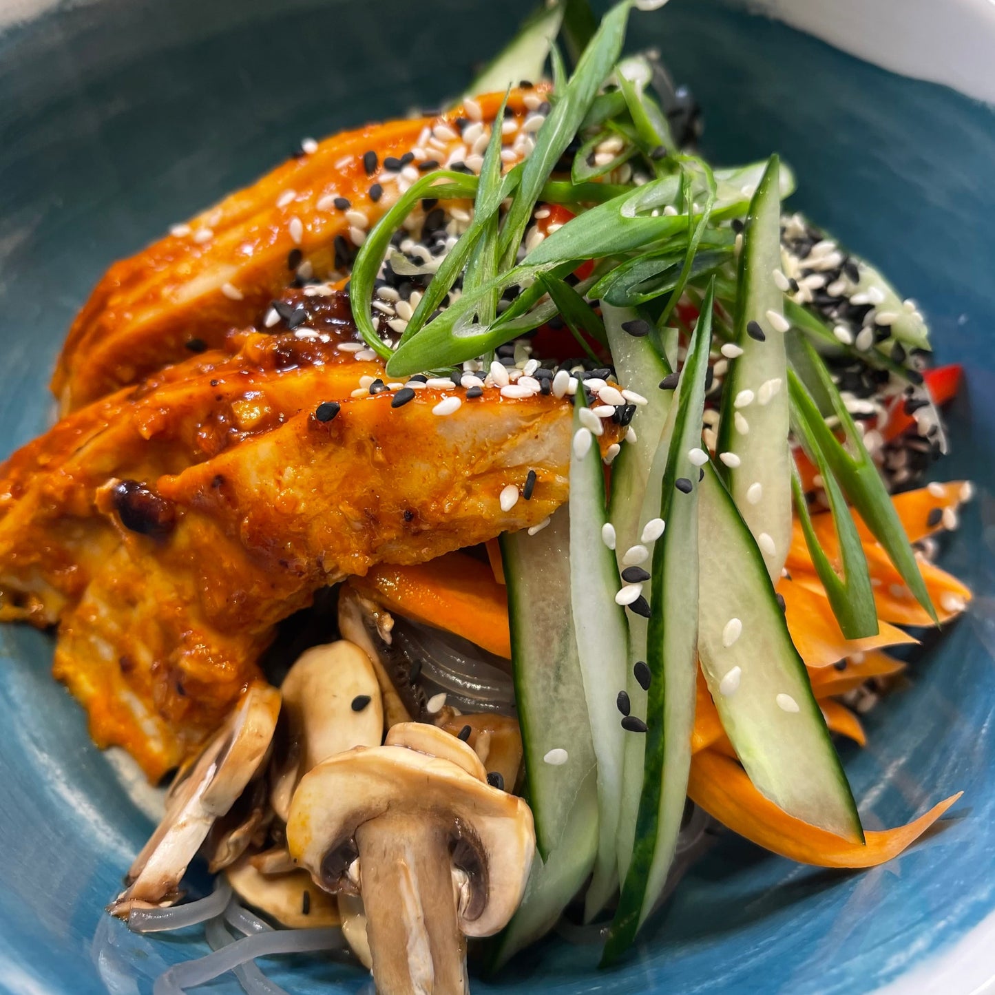 Korean Style Sweet Potato Noodle Salad